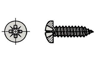 Blechschrauben Pan-Head A2