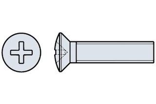 Metallschrauben Linsensenkkopf DIN 966