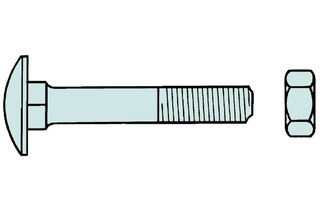 Flachrundschrauben DIN 603
