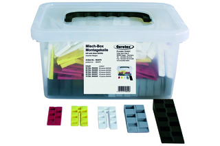 Misch-Box Montagekeile mit / ohne Schlitz