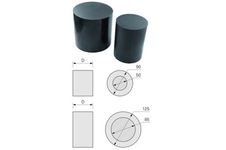 Montagezylinder Rondoline-PU