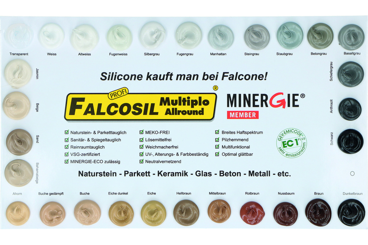 Silikon-Dichtungsmasse FALCONE Falcosil Multiplo® Allround