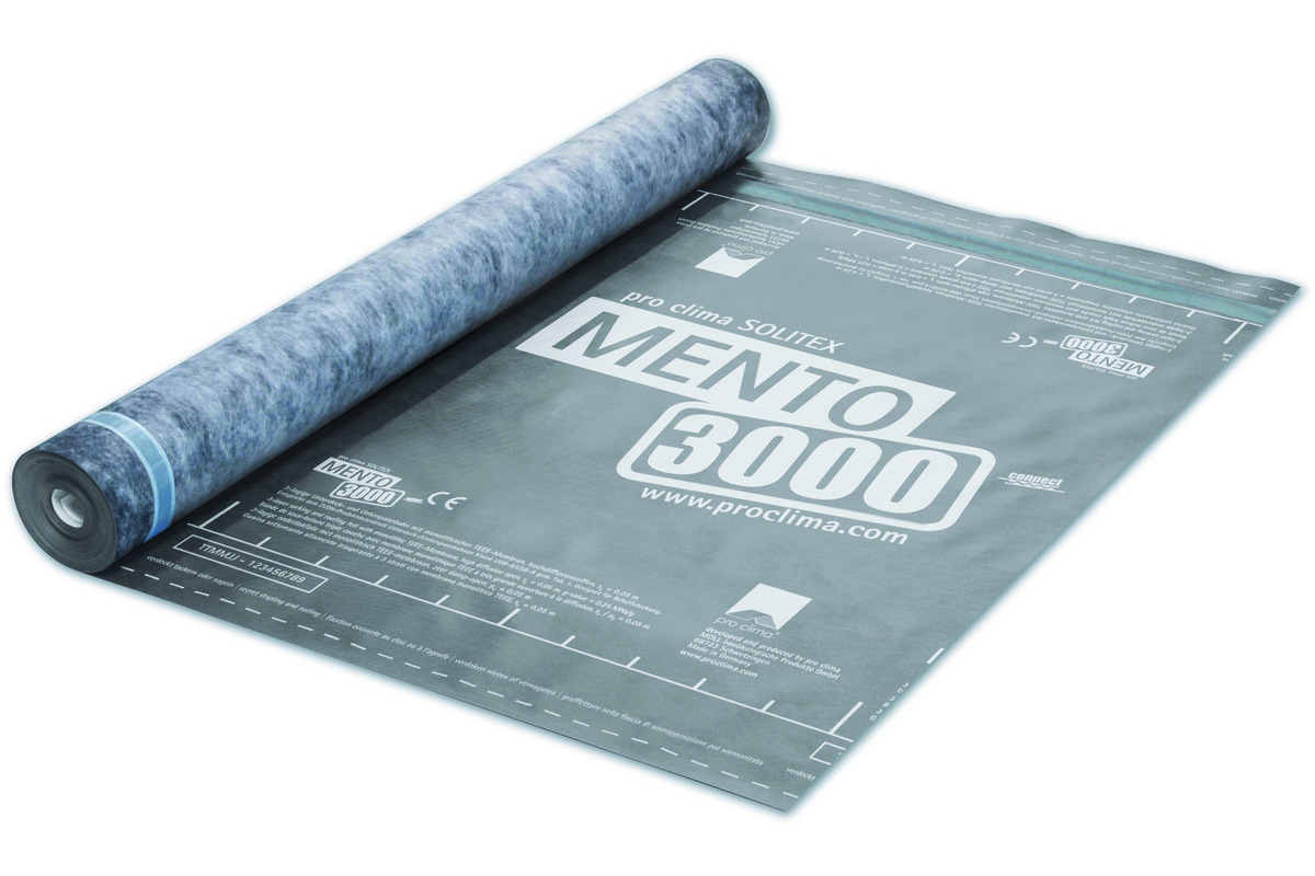 Mittelschwere Unterdachbahn PRO CLIMA SOLITEX MENTO 3000 connect