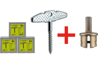 Verbindungssystem Set LAMIFIX mit Eindrehwerkzeug