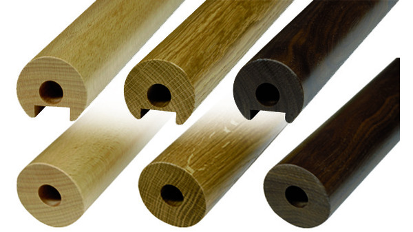 Holz-Handläufe Ø 45 mm OK-LINE
