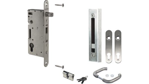 Einsteckschloss-Set LOCINOX H-WOOD-Set