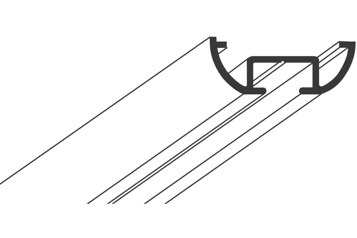 Vorhangschienen HAMOTEC mit Maxi-Laufnut HM-212