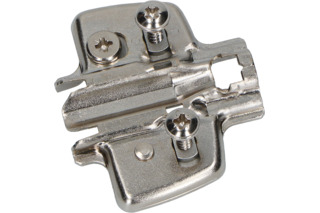 Kreuzmontageplatten HETTICH Sensys/Intermat 8099, Eckmontage