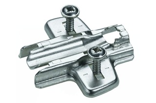 Kreuzmontageplatten HETTICH Sensys/Intermat 8099, Eckmontage