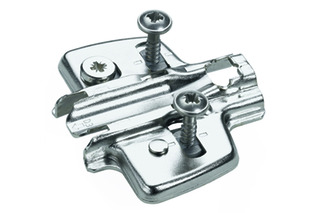 Kreuzmontageplatten HETTICH Sensys/Intermat Direkt 8099, Eck- und Mittelwandmontage