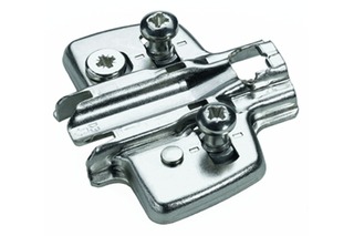 Kreuzmontageplatten HETTICH Sensys/Intermat 8099, Eckmontage