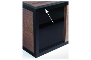 Schiebetürprofil HETTICH Cadro einliegend, oben