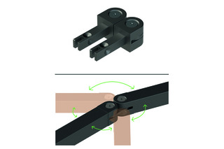 Flexibler Knoten HETTICH Cadro 360 °