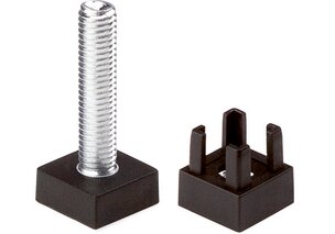 Verstellbarer Stellfuss HETTICH Cadro mit Steckgewinde