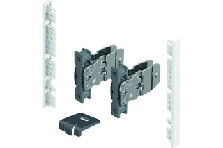 Verbinderset für Innenfront HETTICH AvanTech YOU für Zargen mit Illumination, zum Selbstablängen