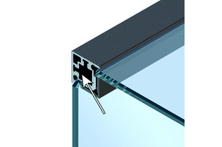 Glas-Eckprofil HETTICH Cadro