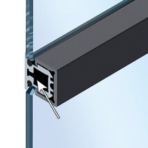 Glas-Mittelprofil HETTICH Cadro