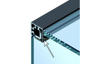 Clip-Eckprofil HETTICH Cadro mit Auflage