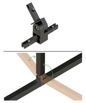 T-Stück-Verbinder HETTICH Cadro 180 °