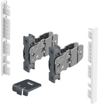 Verbinderset für Innenfront HETTICH AvanTech YOU für Zargen mit Illumination, zum Selbstablängen