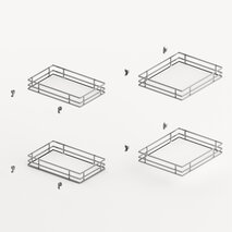 Einhängetablar-Set HETTICH Goro 400