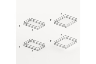 Einhängetablar-Set HETTICH Goro 400
