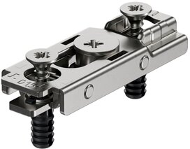 Linearmontageplatten HETTICH Avosys, mit Spreizmuffen ø 5 mm