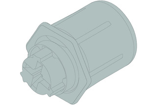 Blum-Distanzpuffer für Innenschubkasten