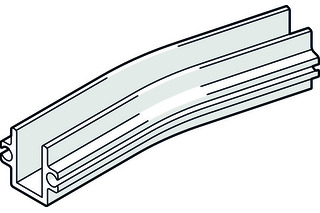 Führungsschiene-Bogen