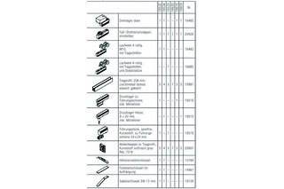 HAWA-Variofold 80/H Grundgarn. mit Drehlager