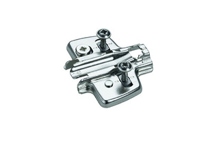 Kreuzmontageplatten HETTICH Sensys/Intermat 8099, Eckmontage