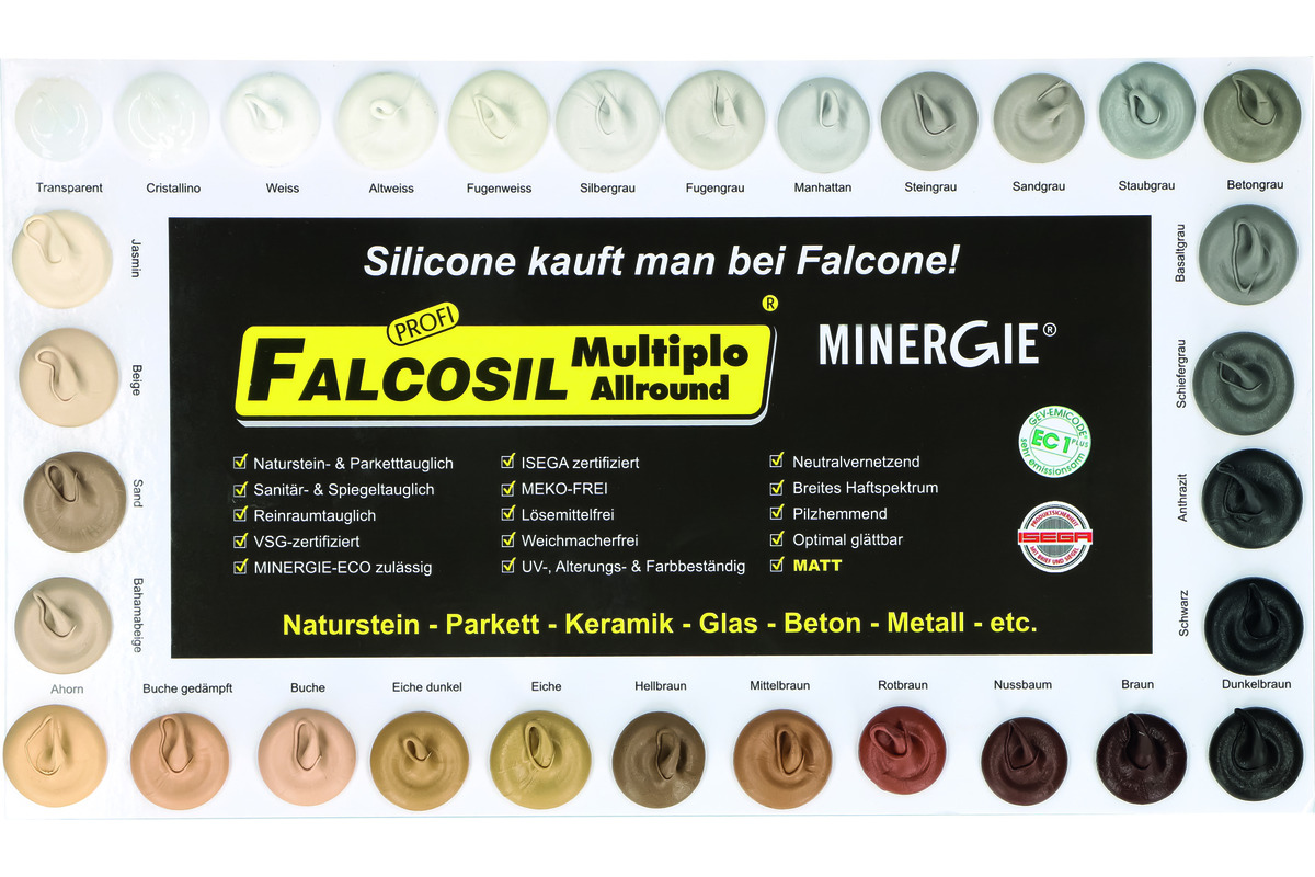 Silikon-Dichtungsmasse FALCONE Falcosil Multiplo® Allround, matt