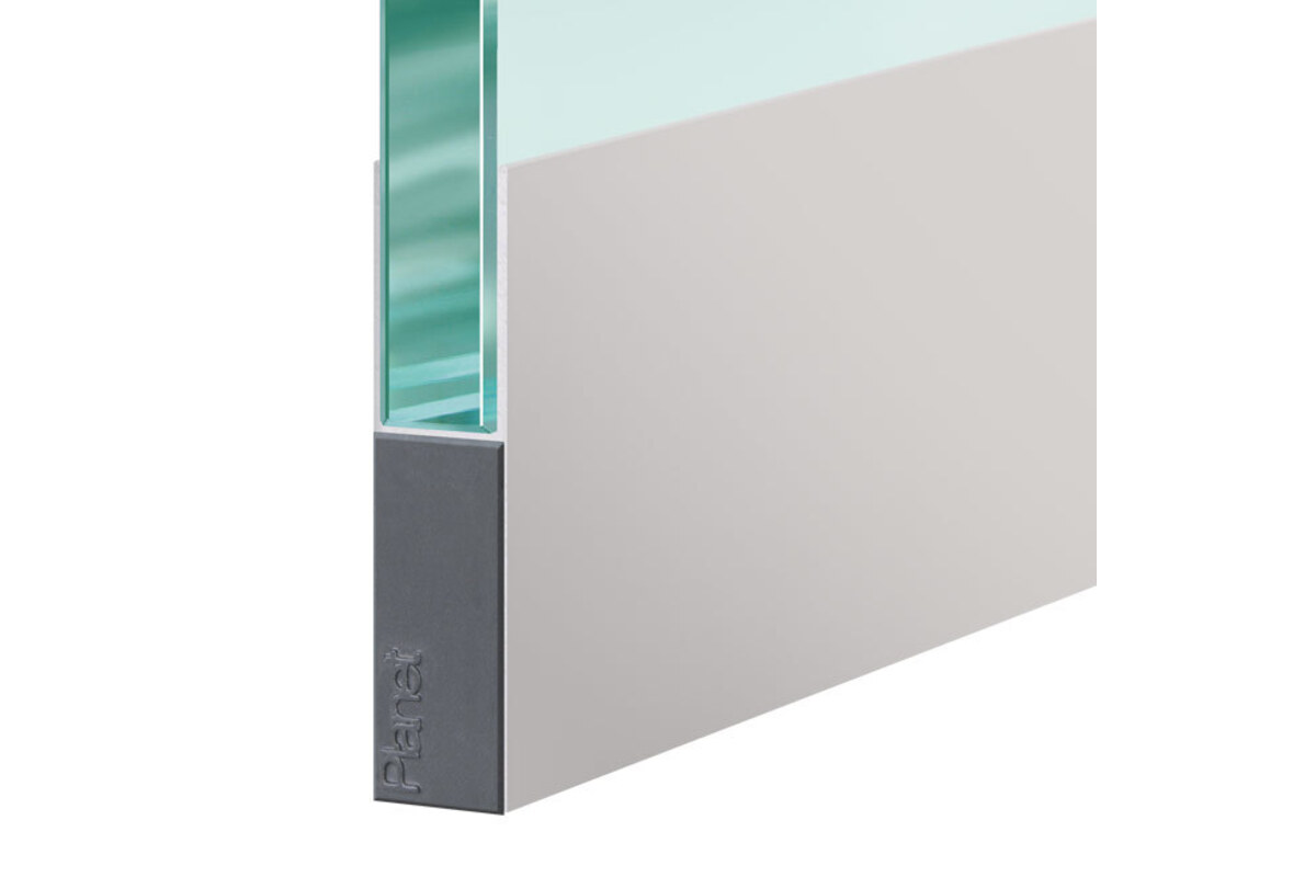 Türabsenkdichtung PLANET KG-F8 schmal RD Rauchdicht