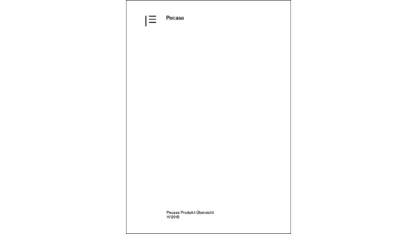 Prospekt PEKA Pecasa Produkt-Übersicht 2019