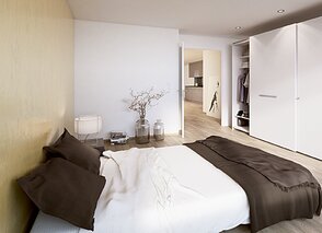 Schiebetürbeschläge HAWA Frontino 40, Forslide, frontbündig