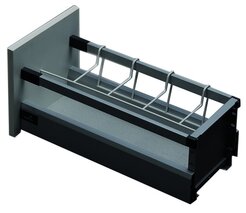 Flaschentrenngitter, seitlich, 4-teilig