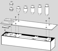 Steckachse zu DORMAKABA BTS 75V / 80 / 84