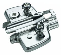 Kreuzmontageplatten HETTICH Sensys/Intermat 8099, Eckmontage