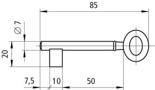 Zifferschlüssel SCHÄNIS