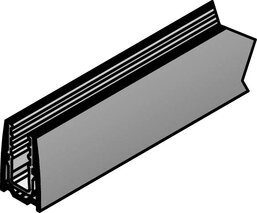 Wandanschluss-Klemmprofile VITRIS Aquant 40