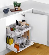 Allzweck-Vollauszug PEKA Kitchen Tower Typ 450 / 600 für scharnierte Türen