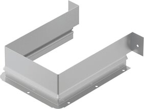 Metallumrandung für Siphonausschnitt HETTICH eckig