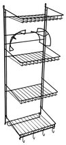 Draht-Putzschrankregal mit Schlauchhalter OK-LINE