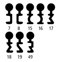 Schlüssel für Einsteckschloss SCHÄNIS 7350