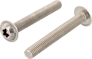 Flachrundkopfschrauben A2 OK-LINE mit ISR mit Flansch Vollgewinde ISO 7380-2