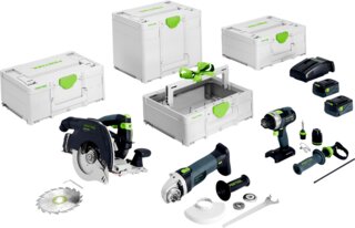 Akku-Kombi-Set Holzbau FESTOOL HKC 55/TPC 18/AGC 18/ TB 137