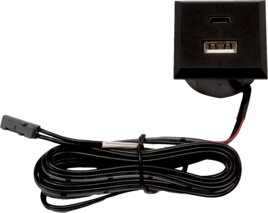 USB-C/A Einbau-Doppelsteckdose L&S 12 V