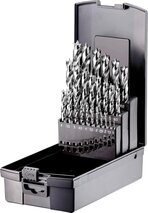 Holzspiralbohrerset HSS-G FORTEC, 25-teilig