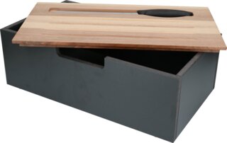 Universal BROTBOX Schubladen-Einsatz, anthrazit