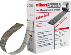 Lüftungsstreifen Alu ALBERT cleverrolle